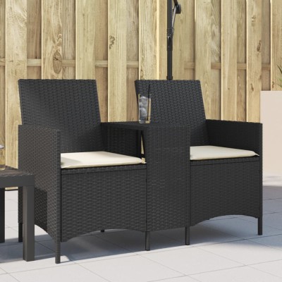 Two-seater garden sofa with...