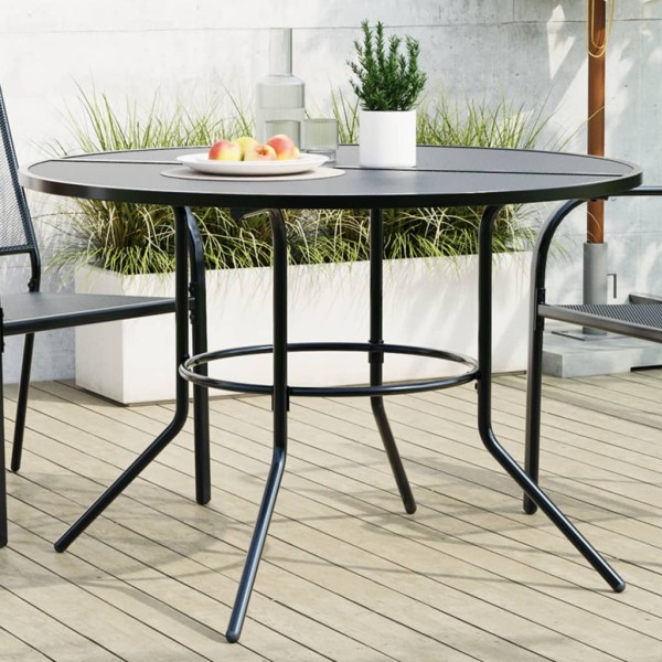 Terrace table, anthracite color, 110x72.5cm, steel