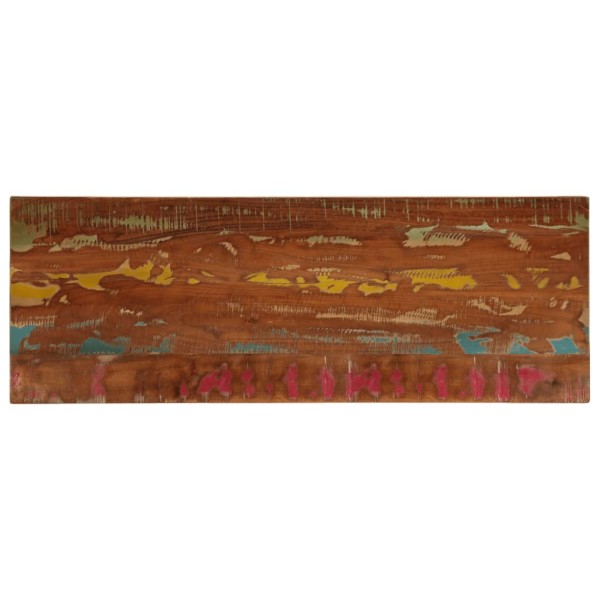 Table top, 140x60x2.5cm, recycled wood, rectangular