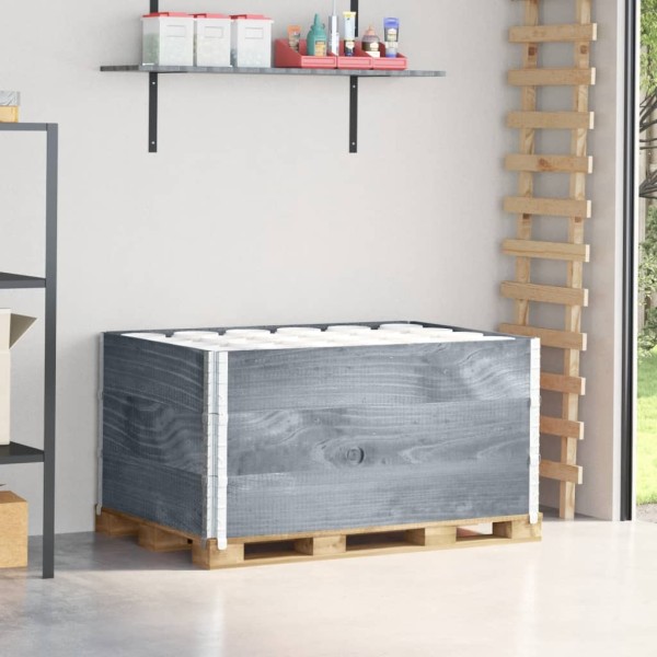 Tray edges, 3 pcs., gray, 120x80cm, solid pine