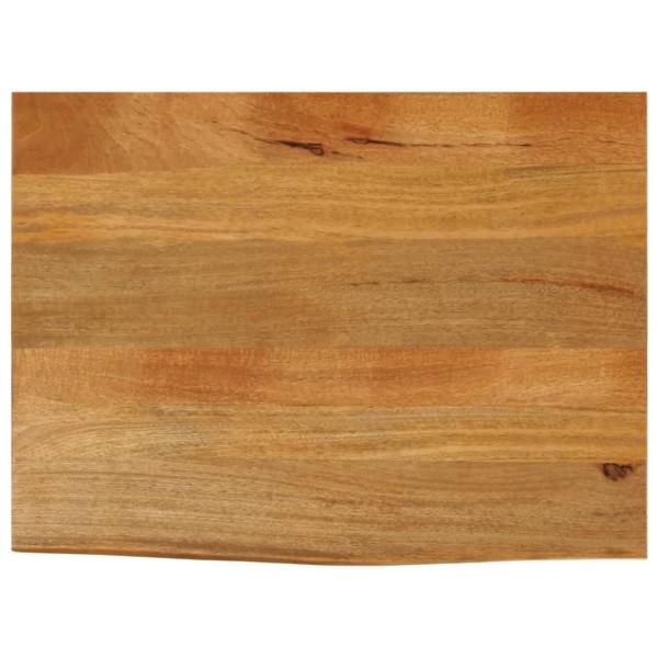 Tabletop, 90x60x3.8cm, solid mango wood, with live edge
