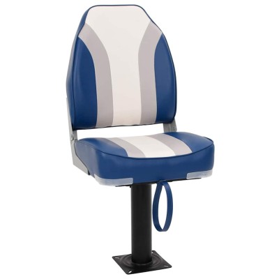 Boat seat with leg with...