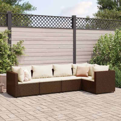 Garden set with cushions, 5...