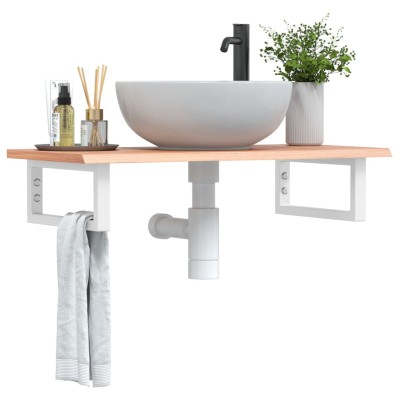 Washbasin shelf, steel and...