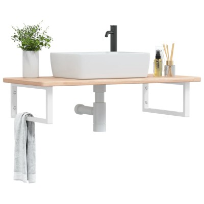 Washbasin shelf, steel and...