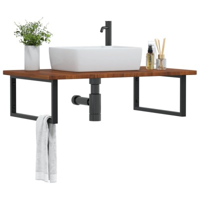 Washbasin shelf, steel and...