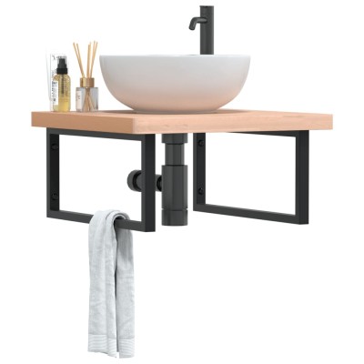 Washbasin shelf, steel and...