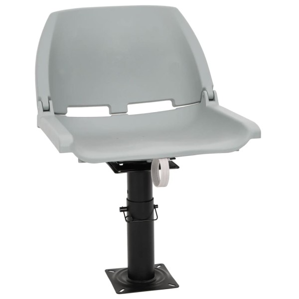 Boat seat with leg, height adjustable, 360° rotation