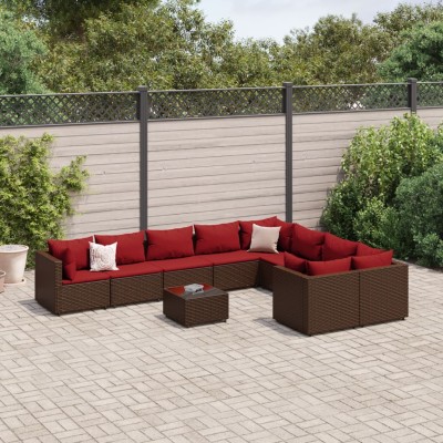Garden set with cushions,...