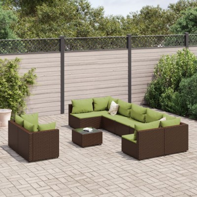 Garden set with cushions,...
