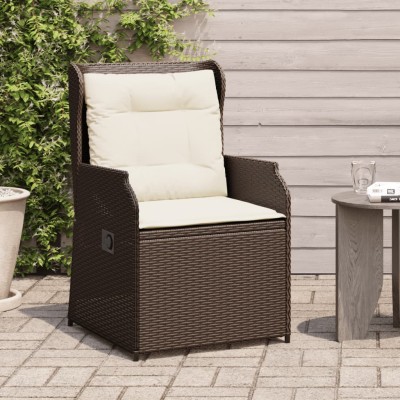 Reclining garden chairs...