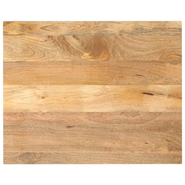 Tabletop, 100x80x3.8cm, solid mango wood, rectangular