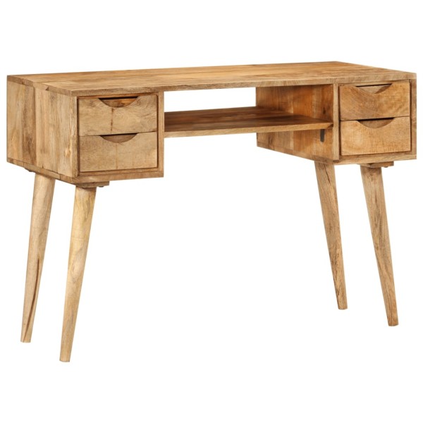 Desk with drawers, 110x47x76cm, solid mango