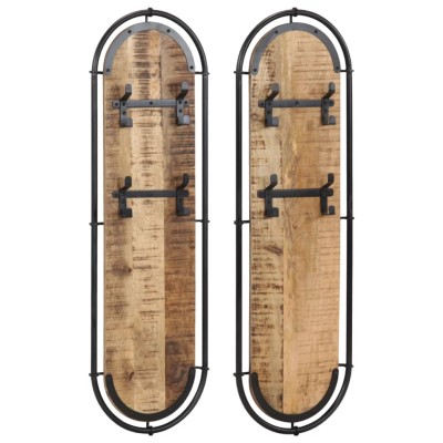 Wall-mounted coat racks...
