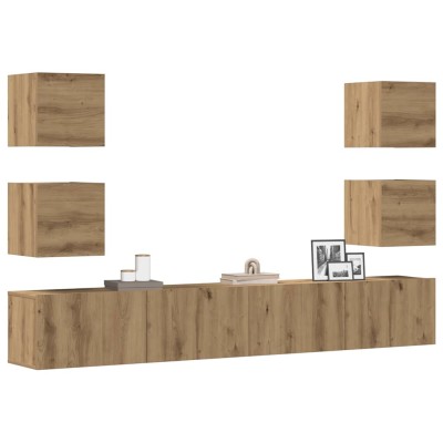 Artisan Oak 6 Piece Wall...