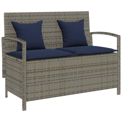 garden storage bench with...
