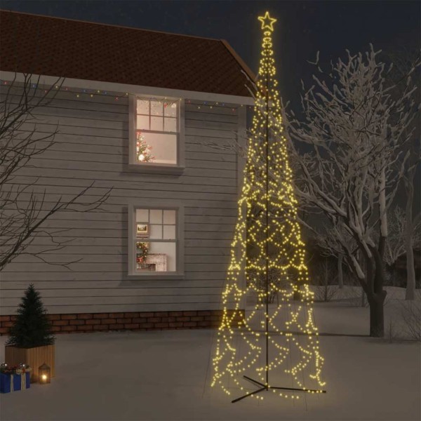 Christmas tree with pine cone, warm white, 3000 LEDs, 230x800 cm