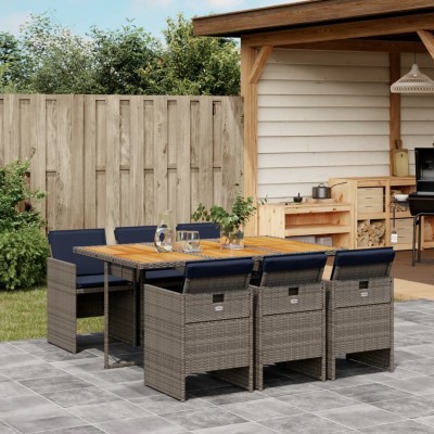 7-piece garden dining set...