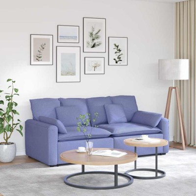 Modular sofa with cushions,...