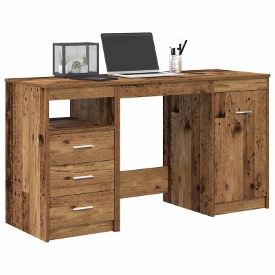 Desk with cabinet, old...