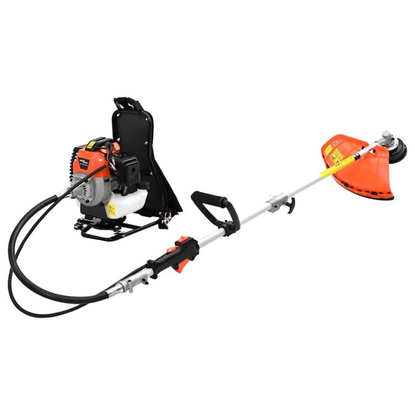 Brush cutter with backpack, orange design, 52 cc, 1.45 kW