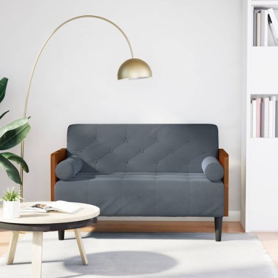 Double sofa with cushions,...