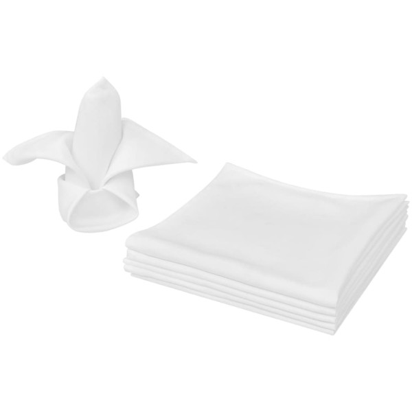 100 Table Server Set, White, 50 x 50 cm