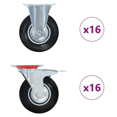 Wheels, 32 units, 125mm