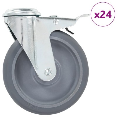 Castors, 24 pcs., 125mm,...