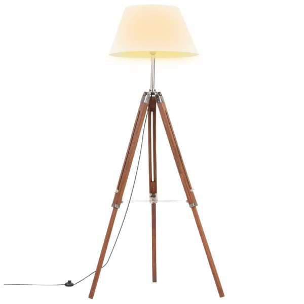 Triangle luminaire, brown and white, 141cm, tree array