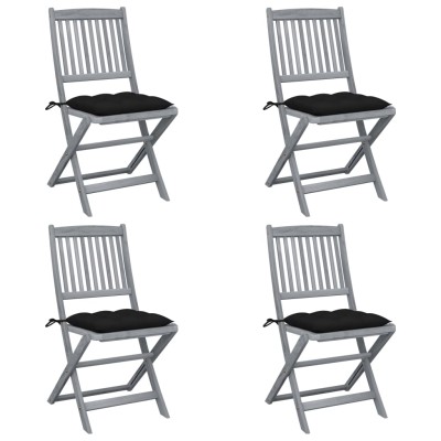 Folding outdoor chairs with...