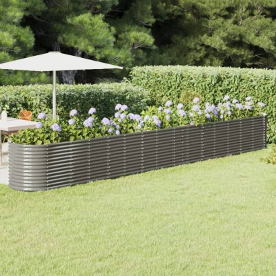 High garden bed, gray,...