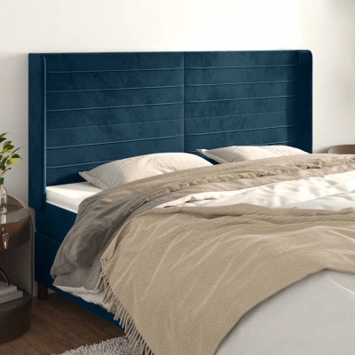 Headboard with ears, blue,...