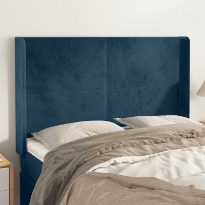 Headboard with ears, blue,...