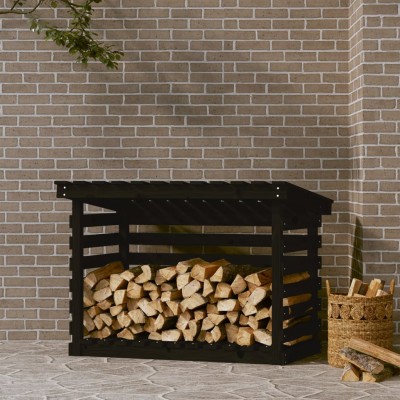 Stand for firewood, black,...