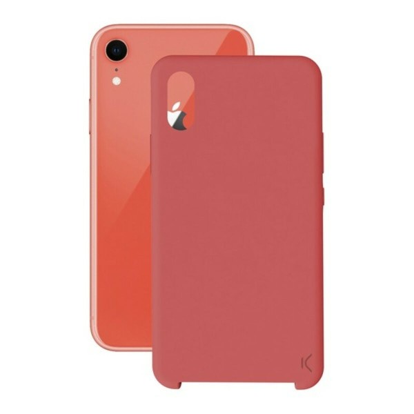 Pārvietojams Pārsegs iPhone XR KSIX Soft Sarkans