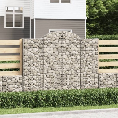 Curved gabion baskets, 2...