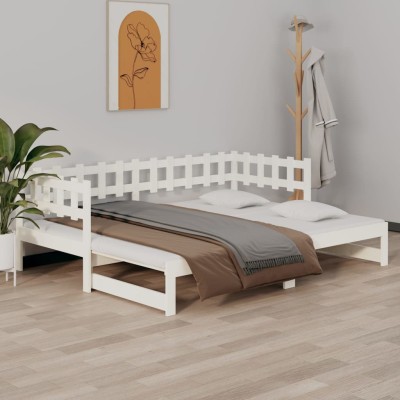 Pull-out bed, white,...