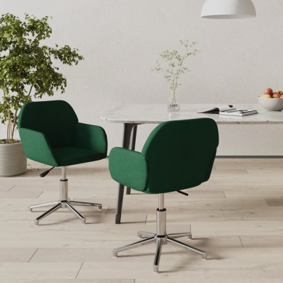 Swivel dining chairs, 2...