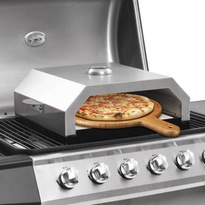 Gas pizza oven with ceramic...
