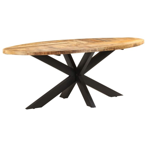Dining table, 200x100x75cm, untreated mango wood
