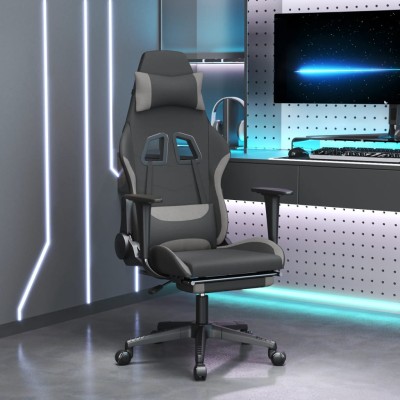 Gaming chair with footrest,...