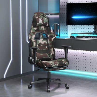 Gaming chair with footrest,...