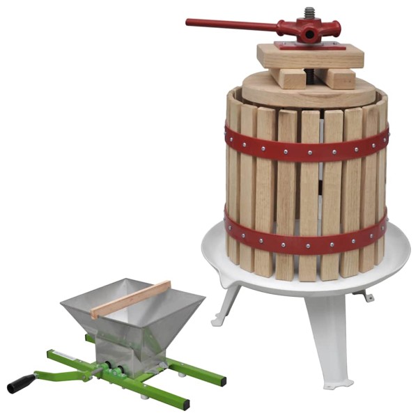 Fruit and wine press and chopper set, 2d.