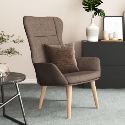 Lounge chair, taupe color,...