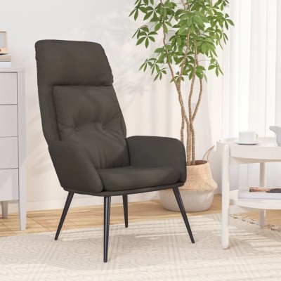 Lounge chair, dark gray,...
