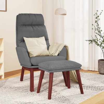 Lounge chair with stool,...