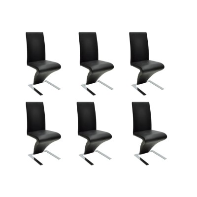 Dining room chairs, 6 pcs.,...