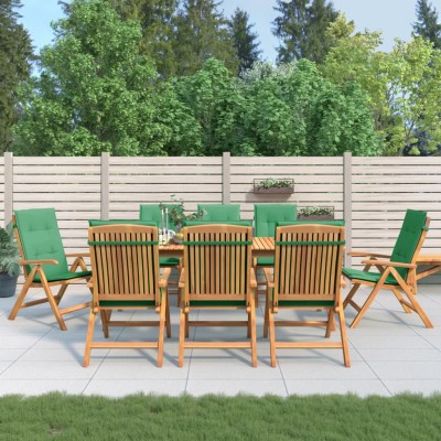 Reclining garden chairs...