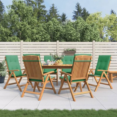 Reclining garden chairs...